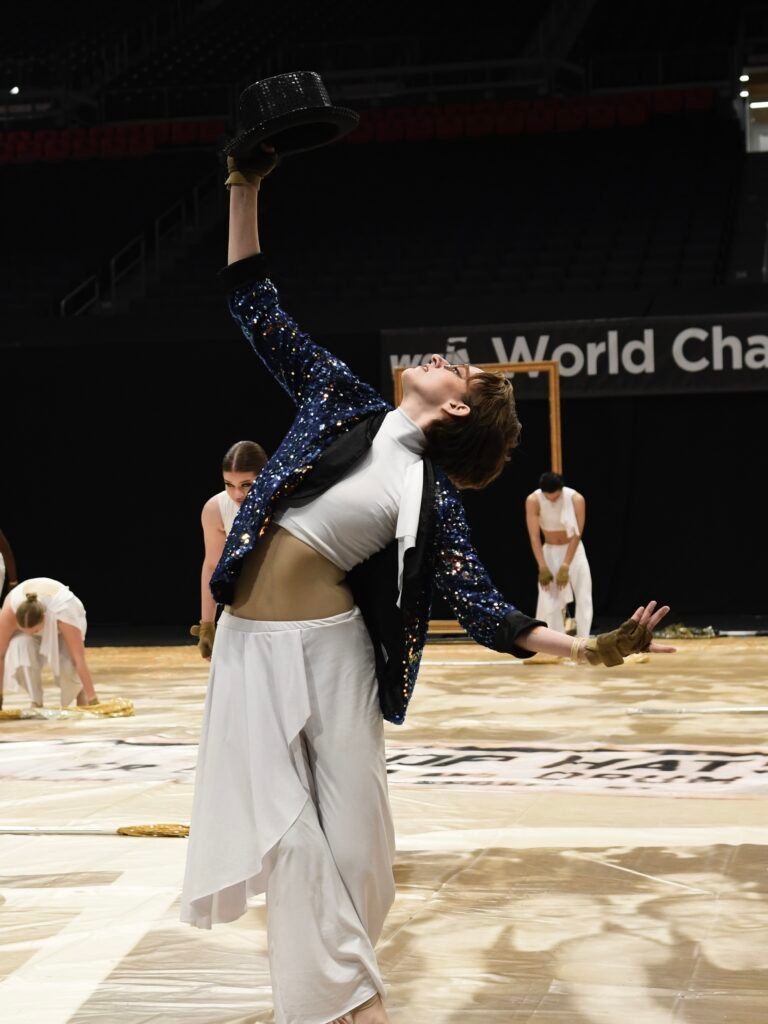 Baton de danse à paillettes